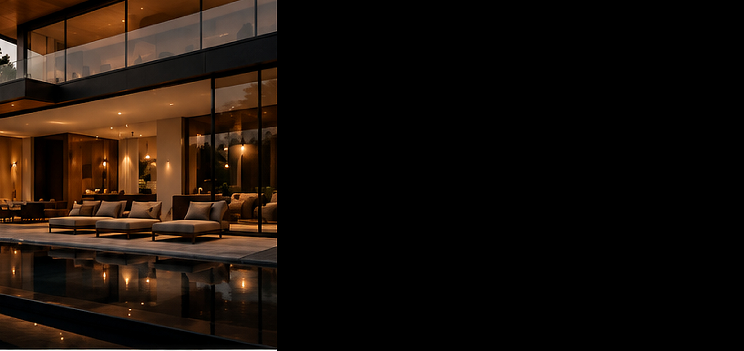 Luxury pool residence